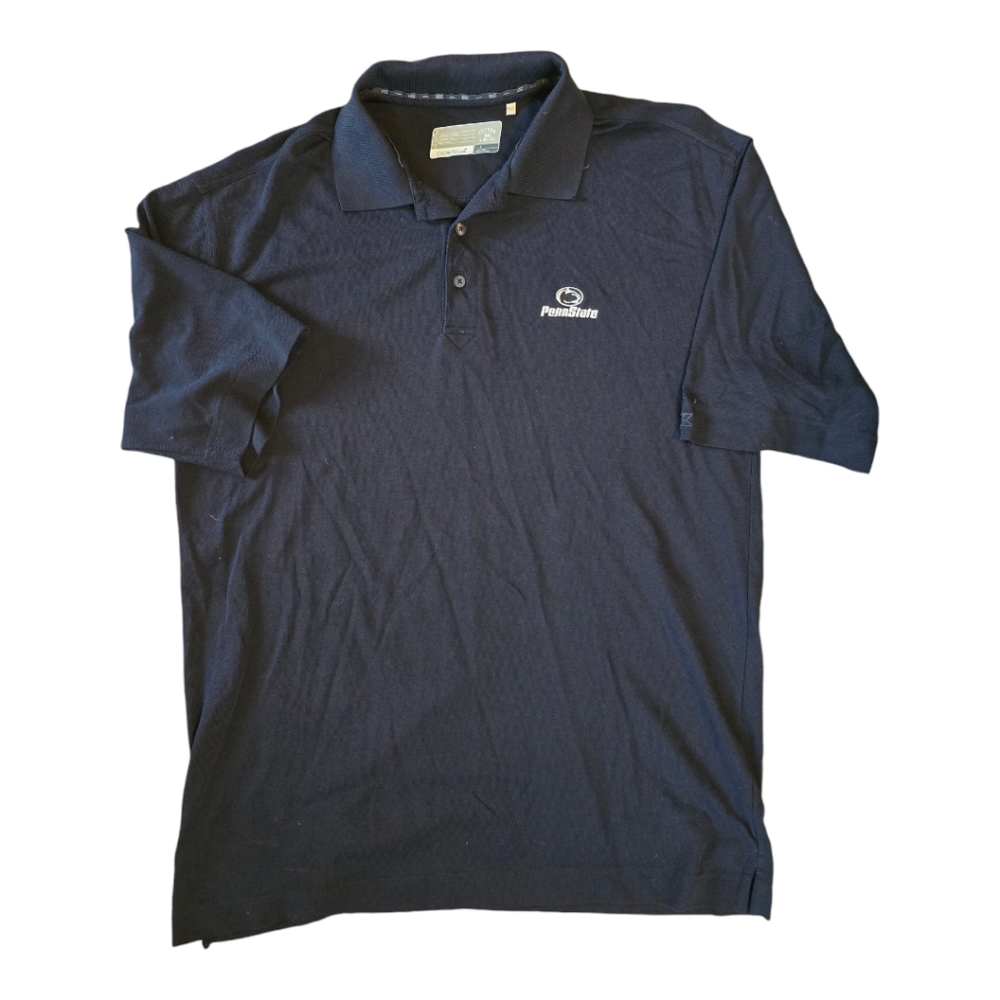 Penn State Men’s large Polo Navy Cutter & Buck.